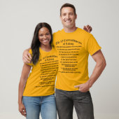 T-shirt 10 commandements du levage (Unisexe)