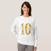 t-shirt 10 imprimé (Devant entier)