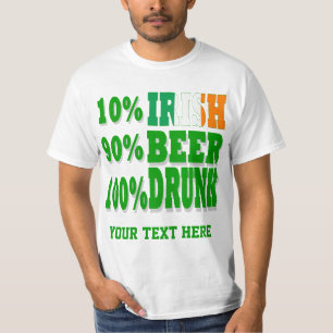 T-shirt 10% irlandais