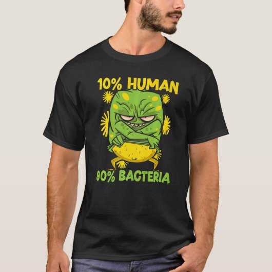 T-shirt 10 Micro-biologistes Bacteria Science (Devant)