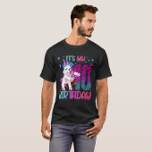 T-shirt 10 O/O Unicorn Dabbing 10E Anniversaire tenue fill (Devant entier)