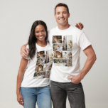 T-shirt 10 Photo collage modèle personnalisé<br><div class="desc">Ce t-shirt 10 photo collage unique vous permet de chérir vos moments les plus précieux en style. Faites votre propre chemise à thème de collage de Ricaso - Customisez avec vos dix photos préférées pour un cadeau personnalisé pour vous-même ou un proche Montrez les temps spéciaux qui signifient le plus...</div>
