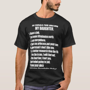 T-shirt 10 Règles Rencontre Ma Fille Surprotection Papa Pr