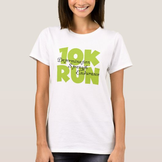 T-shirt 10 Run Spring Green (Devant)