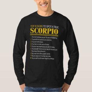 T-shirt 10 Signs To Spot A True Scorpio They Are So Powerf