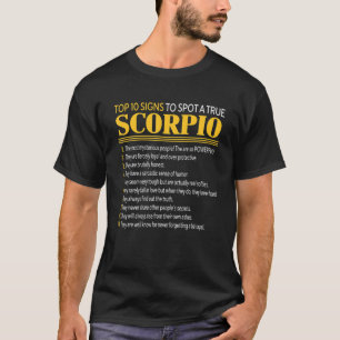 T-shirt 10 Signs To Spot A True Scorpio They Are So Powerf