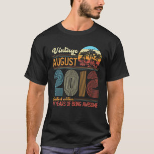 T-shirt 10 Year Old Vintage 2012 Limited Edition 10Th Birt