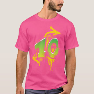 T-shirt 10E Anniversaire Cadeaux Enfants Garçons Filles Gr