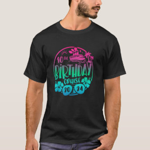 T-shirt 10e anniversaire Croisière 2024 Escadron de vacanc