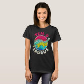 T-shirt 10e anniversaire Dix O Saurus I Ankylosaurus I Fam (Devant entier)