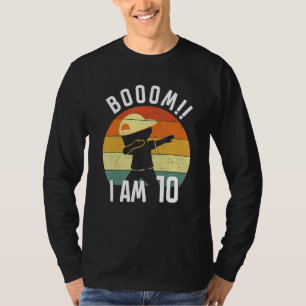 T-shirt 10e Anniversaire Enfant Dabbing 10 ans Vieux tenue