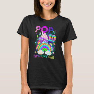 T-shirt 10e anniversaire Fidget Jouet Pop It Anniversaire 