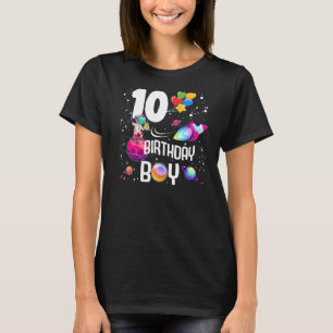 T-shirt 10e anniversaire garçon astronaute espace 10 ans R