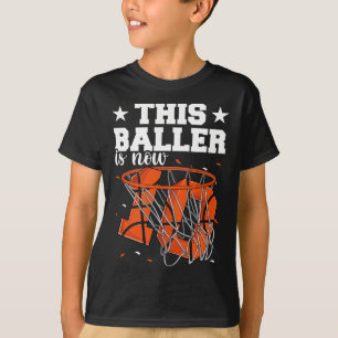 T-shirt 10e anniversaire garçons de basket-ball
