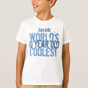 T-shirt 10e anniversaire Gift Le meilleur garçon de 10 an
