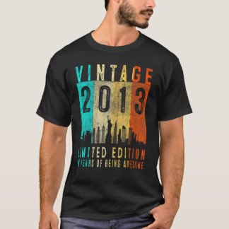 T-shirt 10e anniversaire Vintage 2013 10 ans