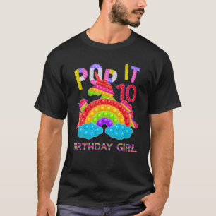 T-shirt 10e Birthday Rainbow Unicorn