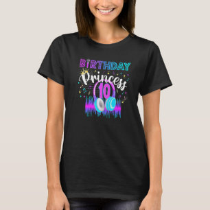 T-shirt 10e Birthday Rockstar Theme Music Party Karaoké G