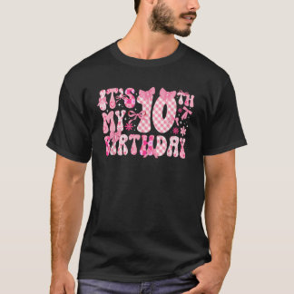 T-shirt 10e Coquette Thématique Anniversaire 10 ans Old Gi
