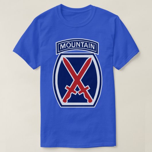 T-shirt 10e division de montagne (Design devant)