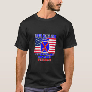 T-shirt 10e division de montagne Vétérinaire Conception av
