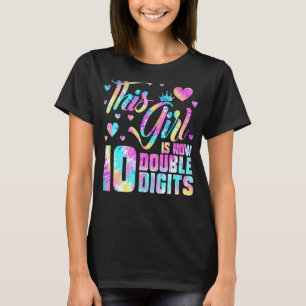 T-shirt 10ème Anniversaire Cette Fille Est Maintenant 10 C