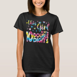 T-shirt 10ème Anniversaire Cette Fille Est Maintenant 10 C
