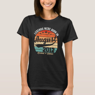 T-shirt 10ème Anniversaire vintage Légendes Sont Nés En Ao