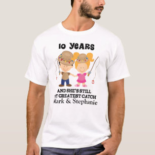 T-shirt 10ème Cadeau fait sur commande d'anniversaire pour