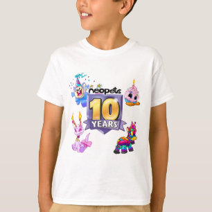 T-shirt 10ème Logo d'anniversaire