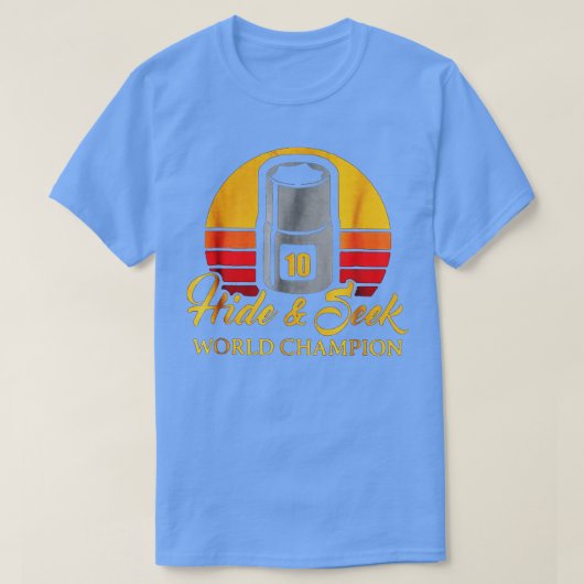 T-shirt 10mm socket cache et chercher champion du monde (Design devant)