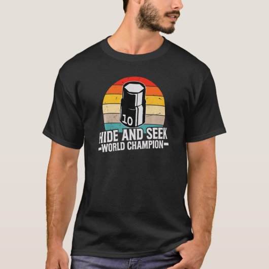 T-shirt 10mm Socket Manquant Caché Et Chercher Champion Du (Devant)