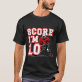 T-shirt 10th Birthday Ice Hockey Boy Ten Year Old Ice Hock (Devant)
