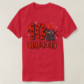 T-shirt 10th Ninja Birthday Boy 10 Year Old Samurai Bday P (Design devant)