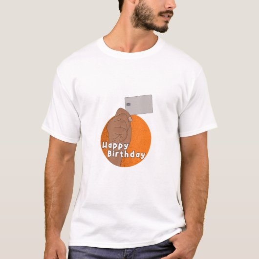 T-shirt 1107 - carte à main005 (Devant)