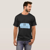 T-shirt 111 Angel Numéro Bleu (Devant entier)