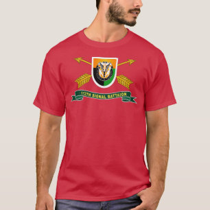 T-shirt 112e Bataillon de transmissions avec la Branche de