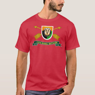 T-shirt 112e Bataillon de transmissions avec la Branche de