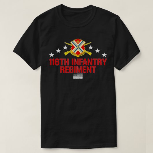 T-shirt 116e régiment d'infanterie (Design devant)