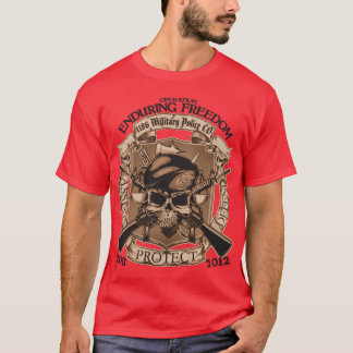 T-shirt 1186 polices militaires - résistance de la liberté
