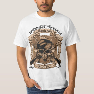 T-shirt 1186 polices militaires - résistance de la liberté