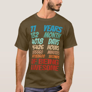 T-shirt 11 ans 11e anniversaire garçon fille 11e anniversa
