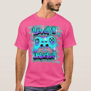 T-shirt 11 Ans 11e Joueur Vidéo Jeu Anniversaire