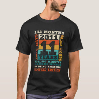 T-shirt 11 Ans 132 Mois De Superbe Né En 2011 11T