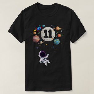 T-shirt 11 ans Anniversaire Astronaut 11e anniversaire