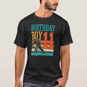 T-shirt 11 ans de hockey sur glace Thème 11ème anniversair