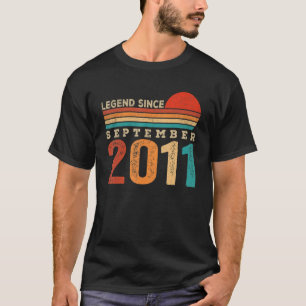 T-shirt 11 ans de légende depuis septembre 2011 11th Bir