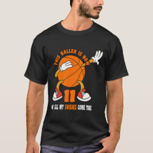T-shirt 11 ans Joyeux 11e anniversaire Basketball 11e Bi