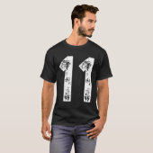 T-shirt 11 Joyeux Jour B Py Distressed (Devant entier)