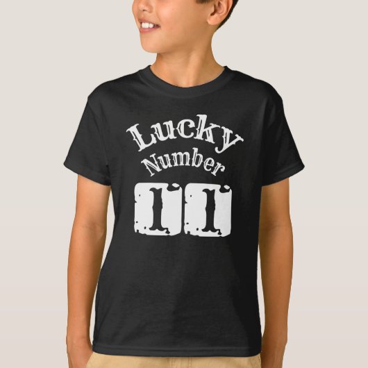 T-shirt 11 - Lucky Numéro 11 Chuck (Devant)